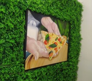 Pintura de um quadro de Pizza - 100x80 cm (Encomenda)
